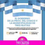 ¡Tres Isletas se prepara para celebrar el 209° Aniversario de la Independencia Argentina!