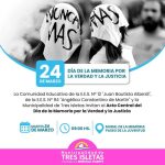 Acto central por el Día de la Memoria en Tres Isletas