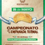 Este 25 de mayo no hay excusa: la empanada termal calienta motores en Sáenz Peña