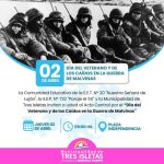 Malvinas nos une: Tres Isletas se prepara para un emotivo homenaje a 44 años de la gesta