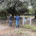 Cerca de las familias en momentos difíciles: el equipo de gobierno continúa recorriendo las zonas afectadas