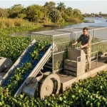 Ingenio litoraleño: graduados de la UNNE diseñaron una máquina revolucionaria para erradicar la plaga de camalotes en el NEA