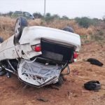 Un bache en una ruta santiagueña provocó el vuelco de una familia tucumana: iban a la fiesta de la Virgen de Huachana y una mujer falleció