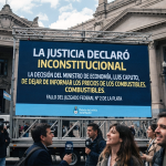 La Justicia declaró inconstitucional la decisión de dejar de informar los precios de los combustibles