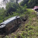 Catamarqueña perdió el control del vehículo y volcó en la ruta nacional 65